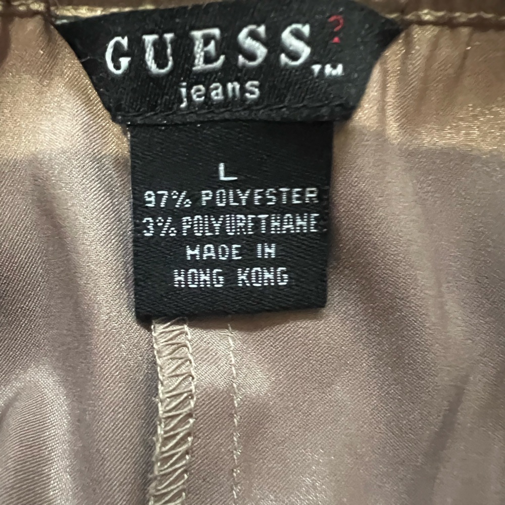 Guess Satin Halter Top - Brown L - Picture 7 of 8